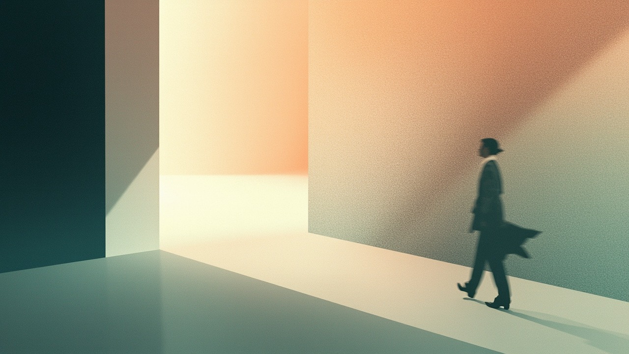 Abstract editorial illustration accompanying “Where Fantasy Meets Floor Plans: Negotiating Boundaries in a Female-Led Relationship”.