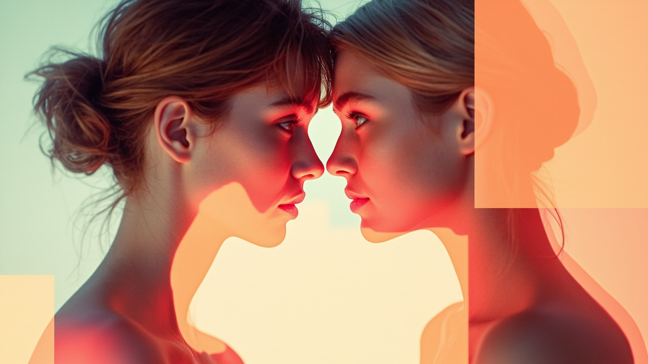 Abstract editorial illustration accompanying “Where the Lifestyle Meets the Limit: Setting Boundaries in a Female-Led Relationship”.